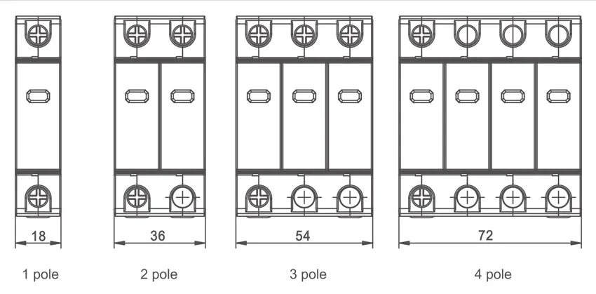 Dimension-Drawing-of-TPU3-40-SPD-1P-4P