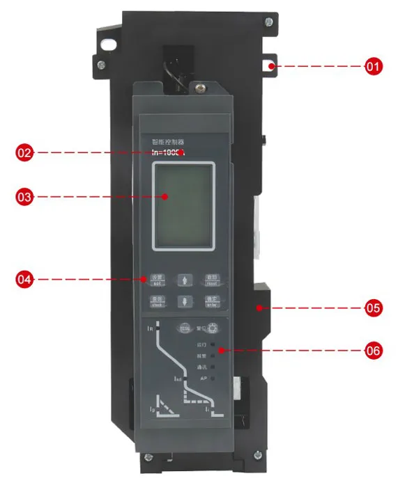 Air-circuit breaker-TPW3-ACB-3M3HLCD-controller