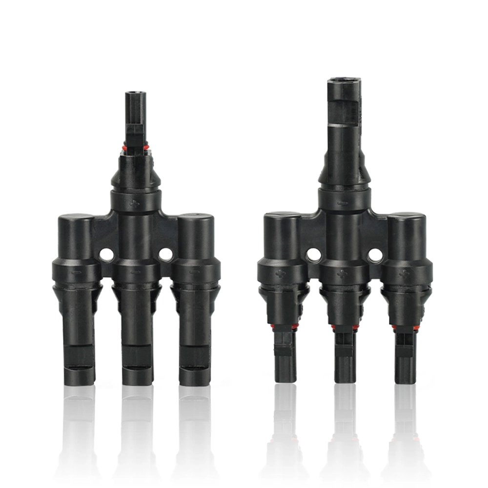 TPPVT-T branch PV connector for parallel strings, DC 1500 V, 3-way
